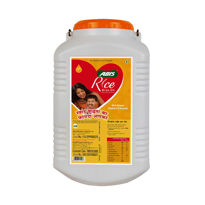 ABIS Rice Bran Refined Oil - 15 Ltr